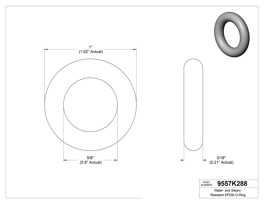 Technical drawing - 9557K288